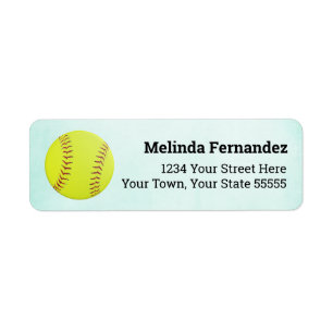 Girls Softball Sports Logo