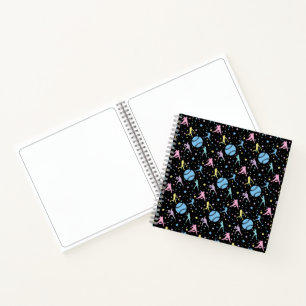 Girls Softball - Women Players with Stars Notebook