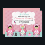Girls Spa Invitation Pamper party Invite<br><div class="desc">Girls Spa party invitation pamper party</div>