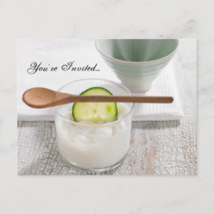 Girls Spa Weekend Invitation Postcard