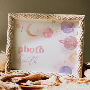 Girl's Space Photo Booth Sign