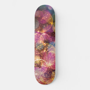 Girls Sparkle Bubble  Skateboard