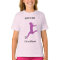 Girls Sparkly Soccer Player T-Shirt