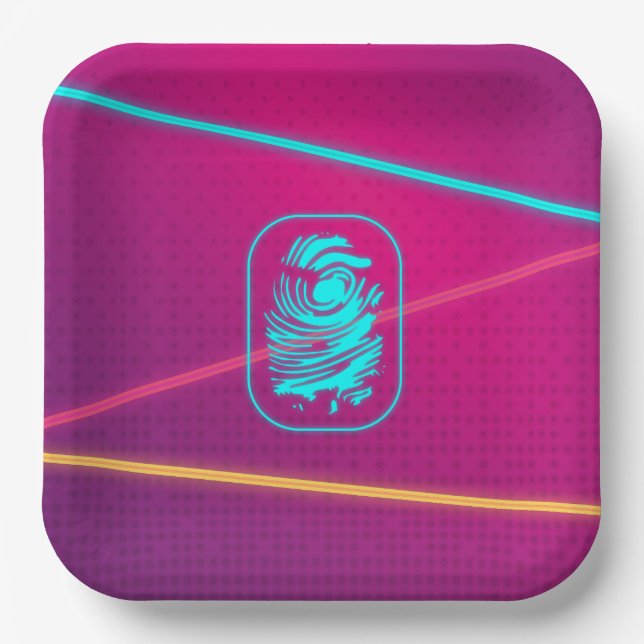 Girls Spy Party Laser Plates (Front)