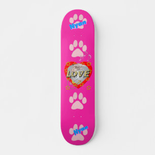 Girls Star ♡ LOVE Nyan Pink Skateboard