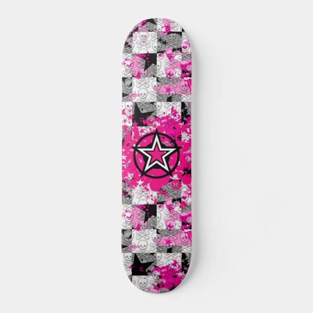 Girls Star Skateboard (Front)