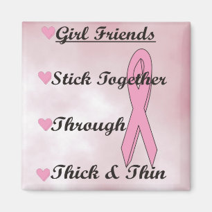 Girls Stick Together Magnet