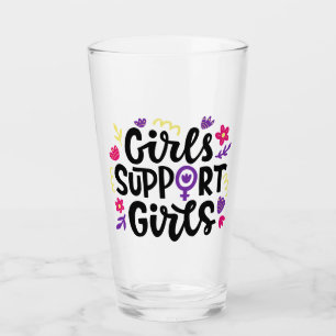 Girls Support Girls Glass