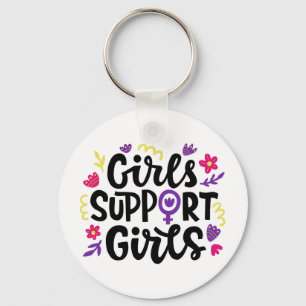 Girls Support Girls Key Ring