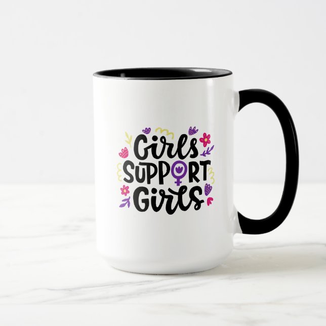 Girls Support Girls Mug (Right)