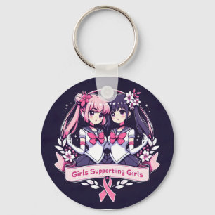 Girls Supporting girls Key Ring