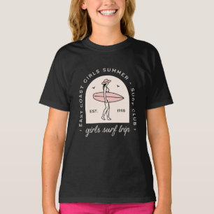 Girls surf trip surfing club besties squad retro T-Shirt