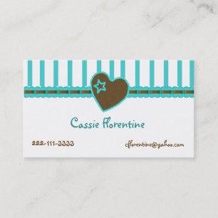 Girl's Sweet calling Card