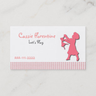 Girl's Sweet calling Card