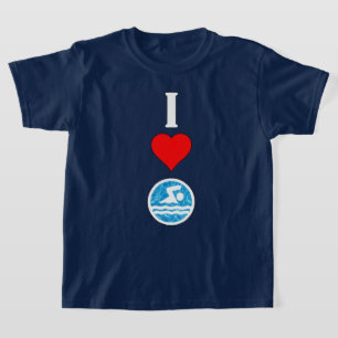 Girls Swimming & Diving Swimmer I Love/Heart Swim T-Shirt