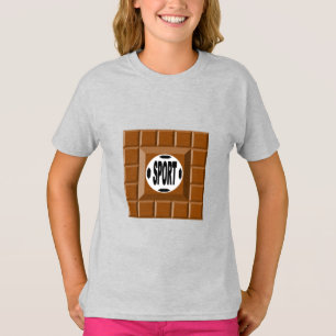 Girls   T-Shirt  ash  CHOCOLAT  SPORT
