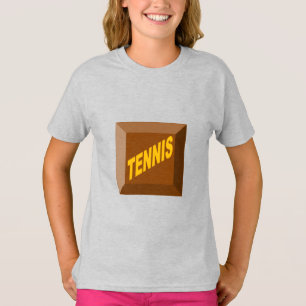 Girls T-Shirt ash CHOCOLAT TENNIS