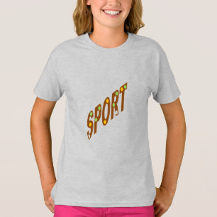Girls T-Shirt ash SPORT CHOCOLAT BONBONS