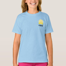 Girl's T-Shirt in Light Blue