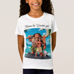 Girls T-Shirt moana the wonder girl
