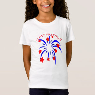 Girls T-Shirt-Patriotic T-Shirt