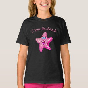 Girls T-Shirt-Starfish T-Shirt