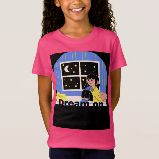 Girls T shirts as a night dress 