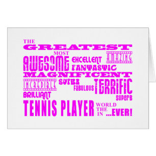 Girls Tennis : Pink Greatest Tennis Player