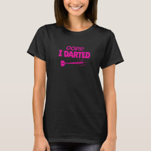 Girls Throw Darts Women Dart T-Shirt