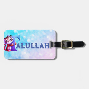 Girls Tiger Luggage Tag