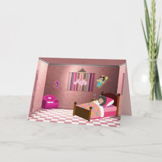 Girls Tooth Fairy Card 2 (Front)