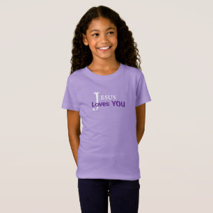 Girls Top Jesus Loves You