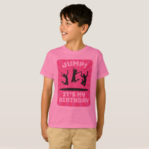 Girl's Trampoline Bounce House Birthday Party T-Shirt
