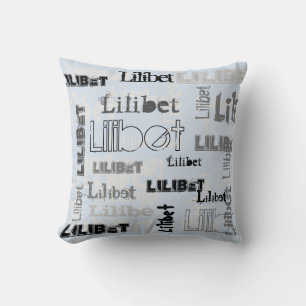 Girls Trendy Named Dusty Blue Gifts Accessories Cushion
