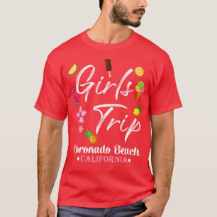 Girls Trip 2021 Coronado Beach California Vacation T-Shirt