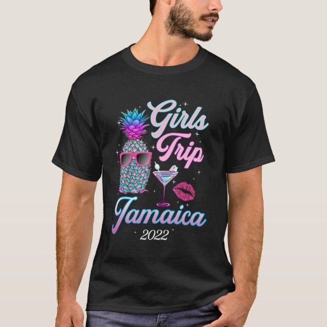 Girls Trip 2022 Tshirts For Women Jamaica Bachelor (Front)