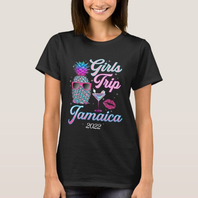 Girls Trip 2022 Tshirts For Women Jamaica Bachelor (Front)