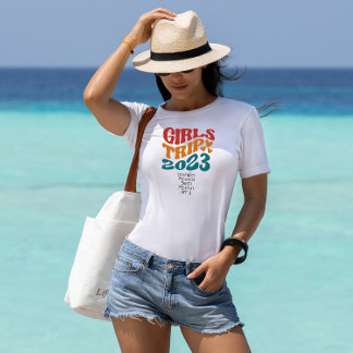 Girl's Trip 2023 Customisable Colours and Text T-Shirt