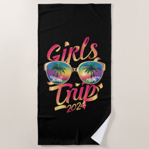 Girls Trip 2024 Weekend Summer Beach Vacation 2024 Beach Towel