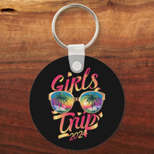 Girls Trip 2024 Weekend Summer Beach Vacation 2024 Key Ring