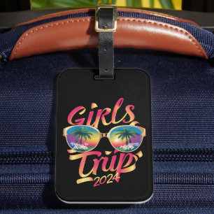 Girls Trip 2024 Weekend Summer Beach Vacation 2024 Luggage Tag
