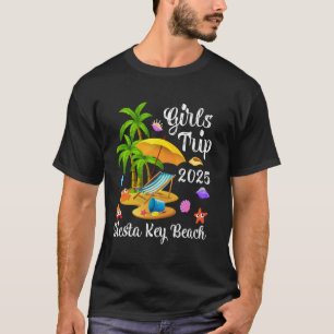 Girls Trip 2025 Summer Vacation Florida Siesta Key T-Shirt