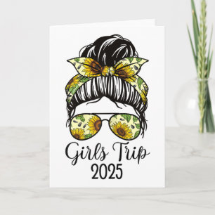 Girls Trip 2025 Weekend 2025 Vacation Trip Squad A Card