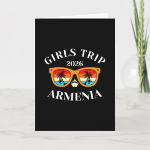 Girls Trip 2026 Armenia Cruise Vacation Travel Arm Card