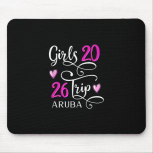 Girls Trip 2026 Aruby Vacation Beach Cruise Group Mouse Mat