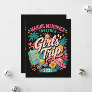 Girls Trip 2026 Making Memories Together Holiday Card