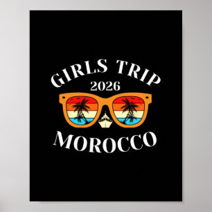 Girls Trip 2026 Morocco Spring Break 2026 Cruise V Poster