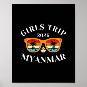 Girls Trip 2026 Myanmar Spring Break 2026 Cruise V Poster