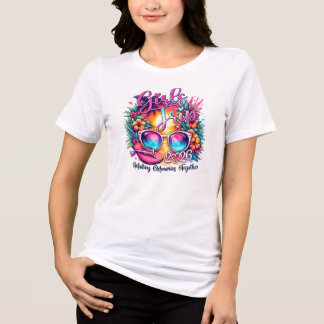 Girls Trip 2026 Tropical Beach Vacation Friends Ge Tri-Blend Shirt