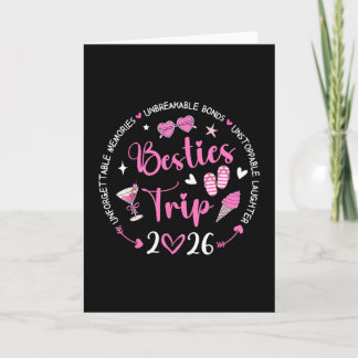 Girls Trip 2026 Women Weekend Summer Vacation Beac Card